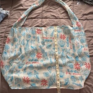 Free People Beachy large lightweight shopping tote